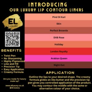 Luxury Lip Contour Liner Shade-Perfect Brownie